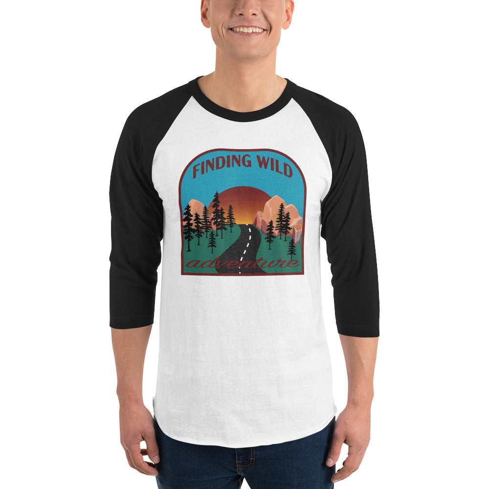 3/4 sleeve raglan shirt