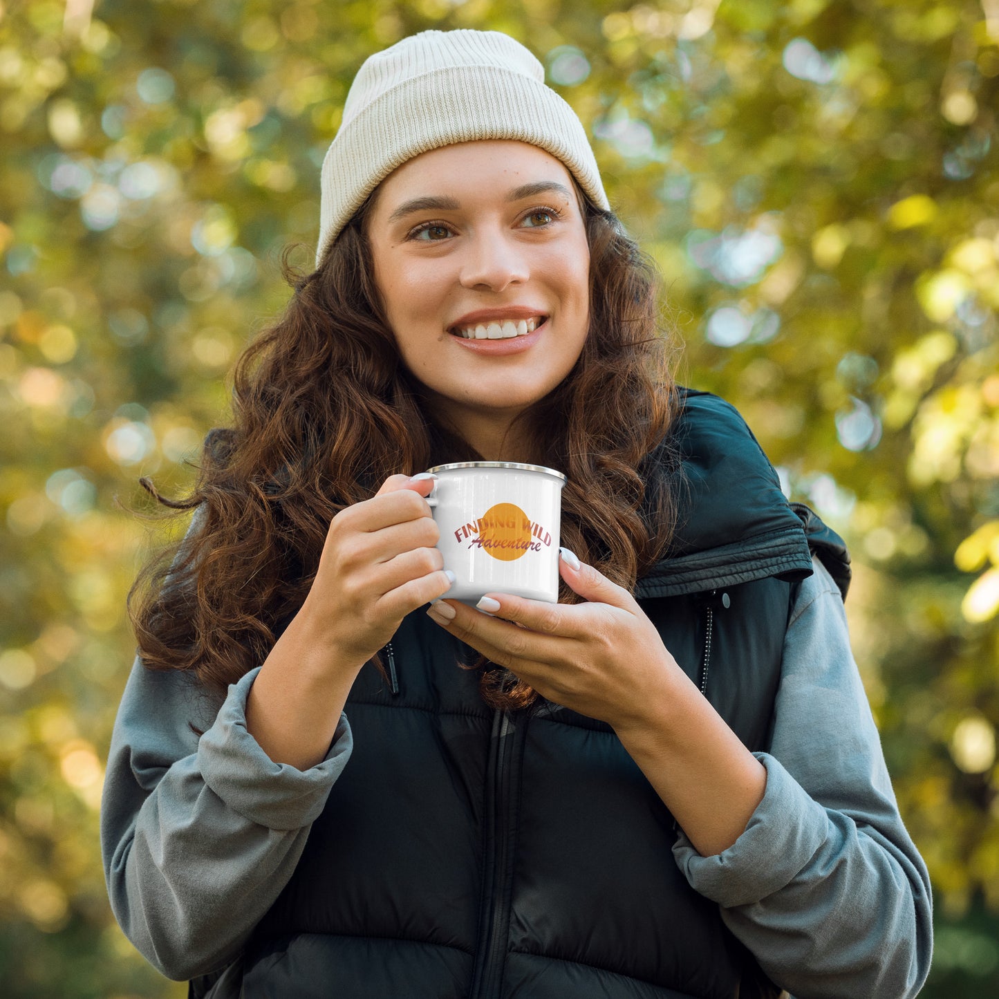 Sunrise Logo Enamel Mug